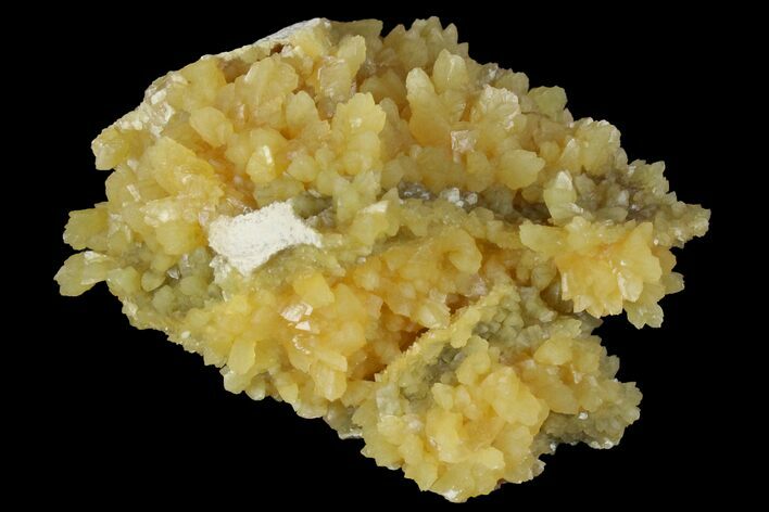 Fluorescent, Yellow Calcite Crystal Cluster - South Dakota #170682
